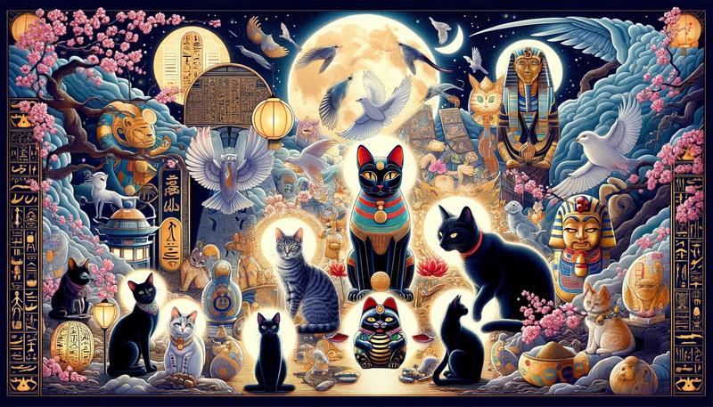 Mèo trong văn hóa và tâm linh: Từ biểu tượng may mắn đến điềm báo bí ẩn